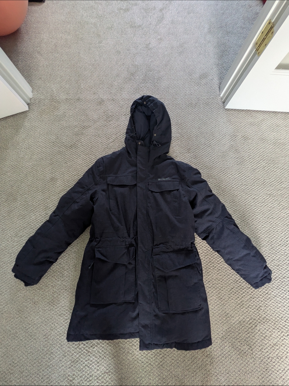 Mountain Warehouse Extreme: Men's Dark Blue Parka Jacket